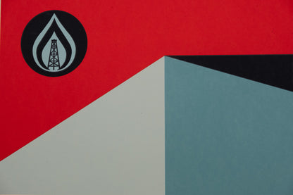 Shepard FAIREY (OBEY) : Downward Trajectory - Lithographie originale signée