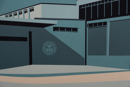 Shepard FAIREY (OBEY) : Downward Trajectory - Lithographie originale signée