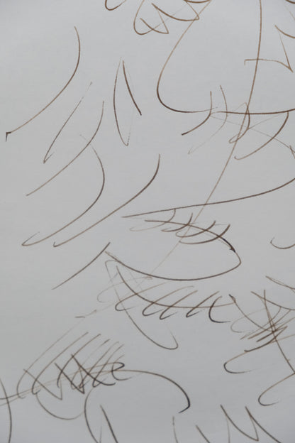 Dora MAAR : Composition végétale - Dessin original signé