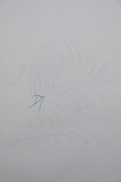 Dora MAAR : Composition brumeuse - Dessin original signé
