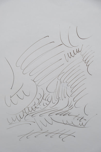 Dora MAAR : Forêt surréaliste - Dessin original signé