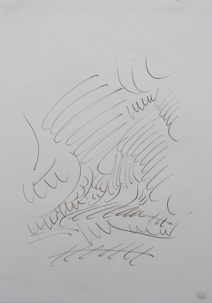 Dora MAAR : Forêt surréaliste - Dessin original signé