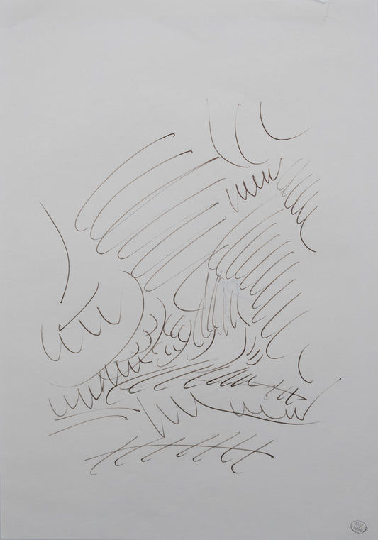 Dora MAAR : Forêt surréaliste - Dessin original signé