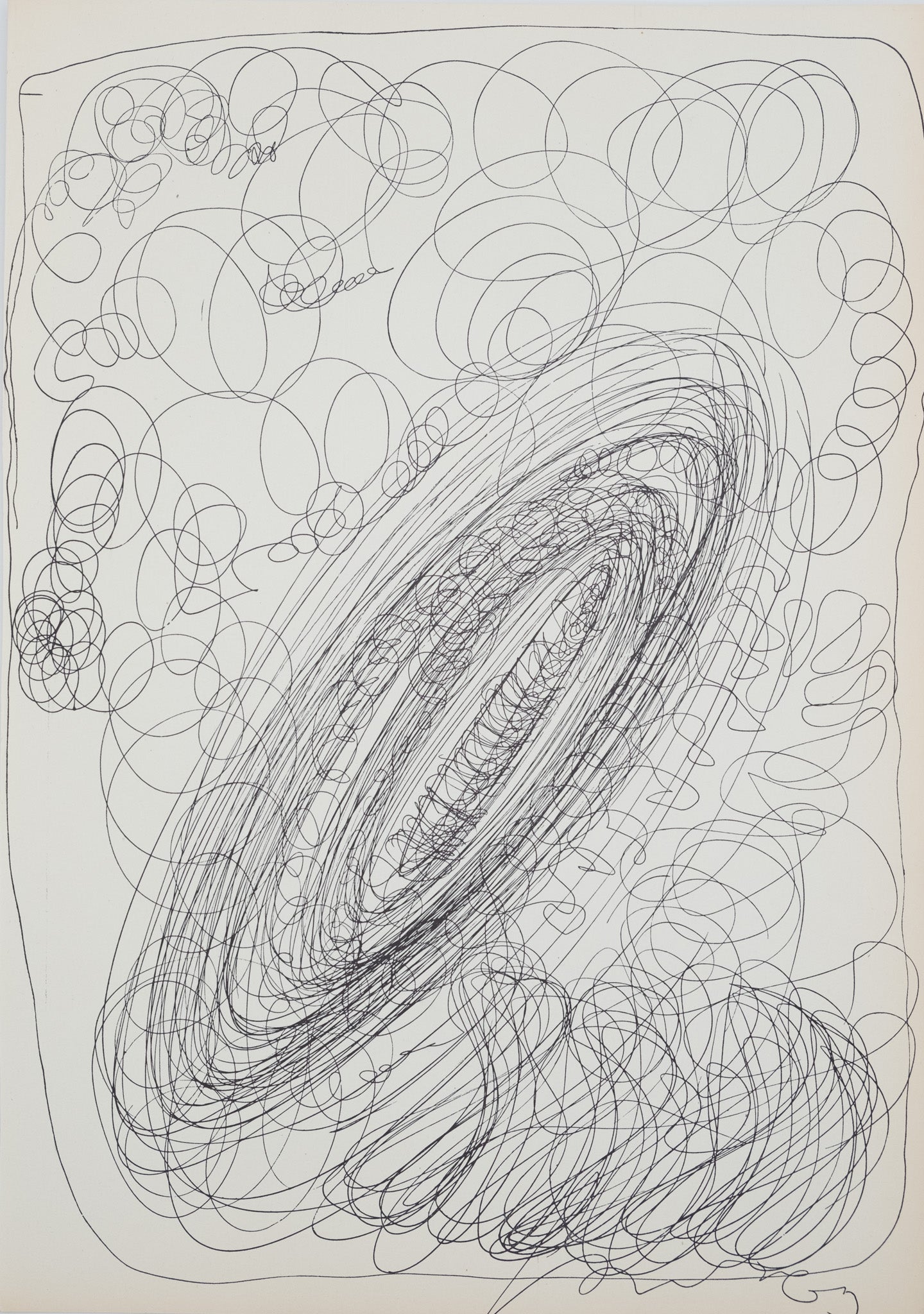 Lucio FONTANA : La chose impossible - Lithographie signée