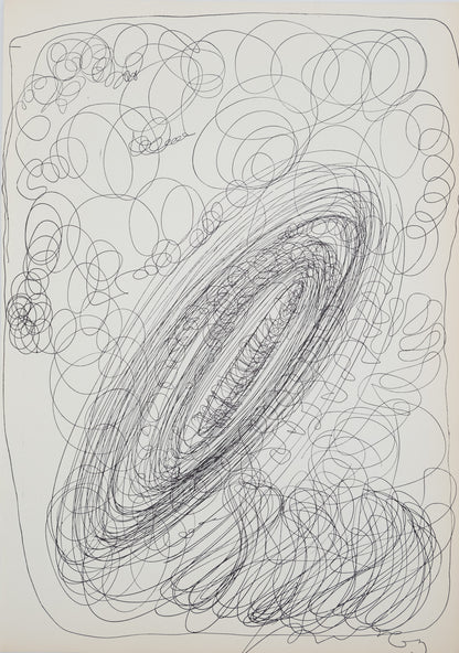 Lucio FONTANA : La chose impossible - Lithographie signée
