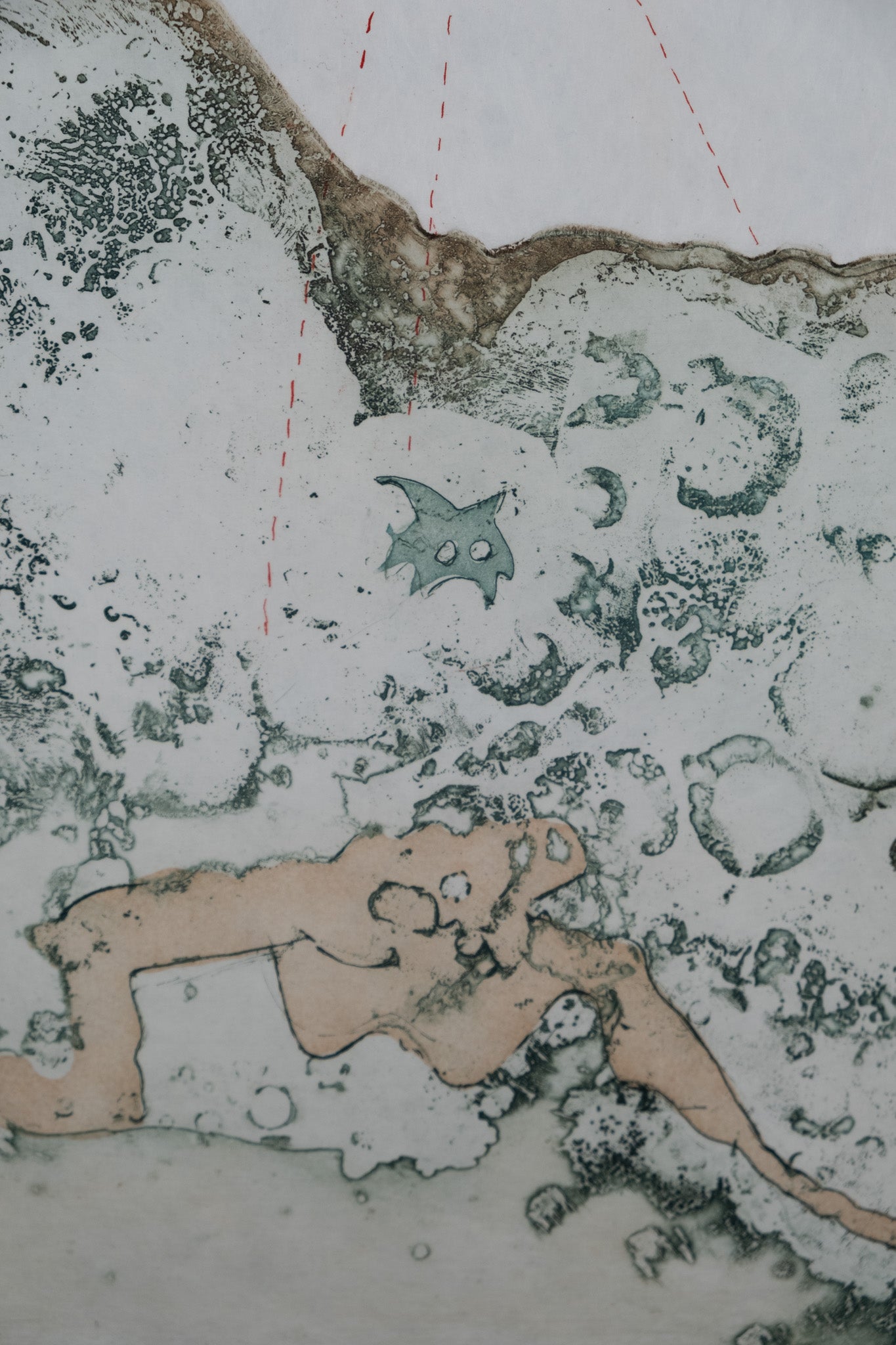 Dorothea TANNING : La marée - Gravure originale signée