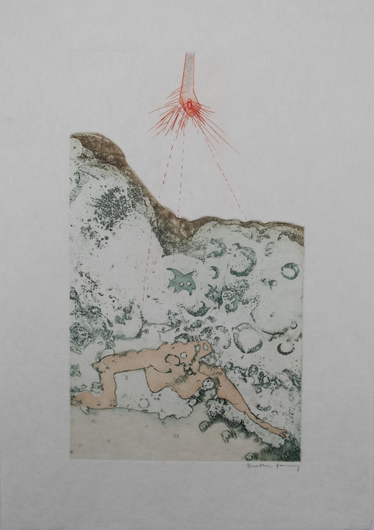 Dorothea TANNING : La marée - Gravure originale signée
