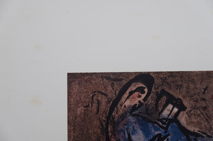 Marc CHAGALL : David et Bethsabée - Lithographie signée