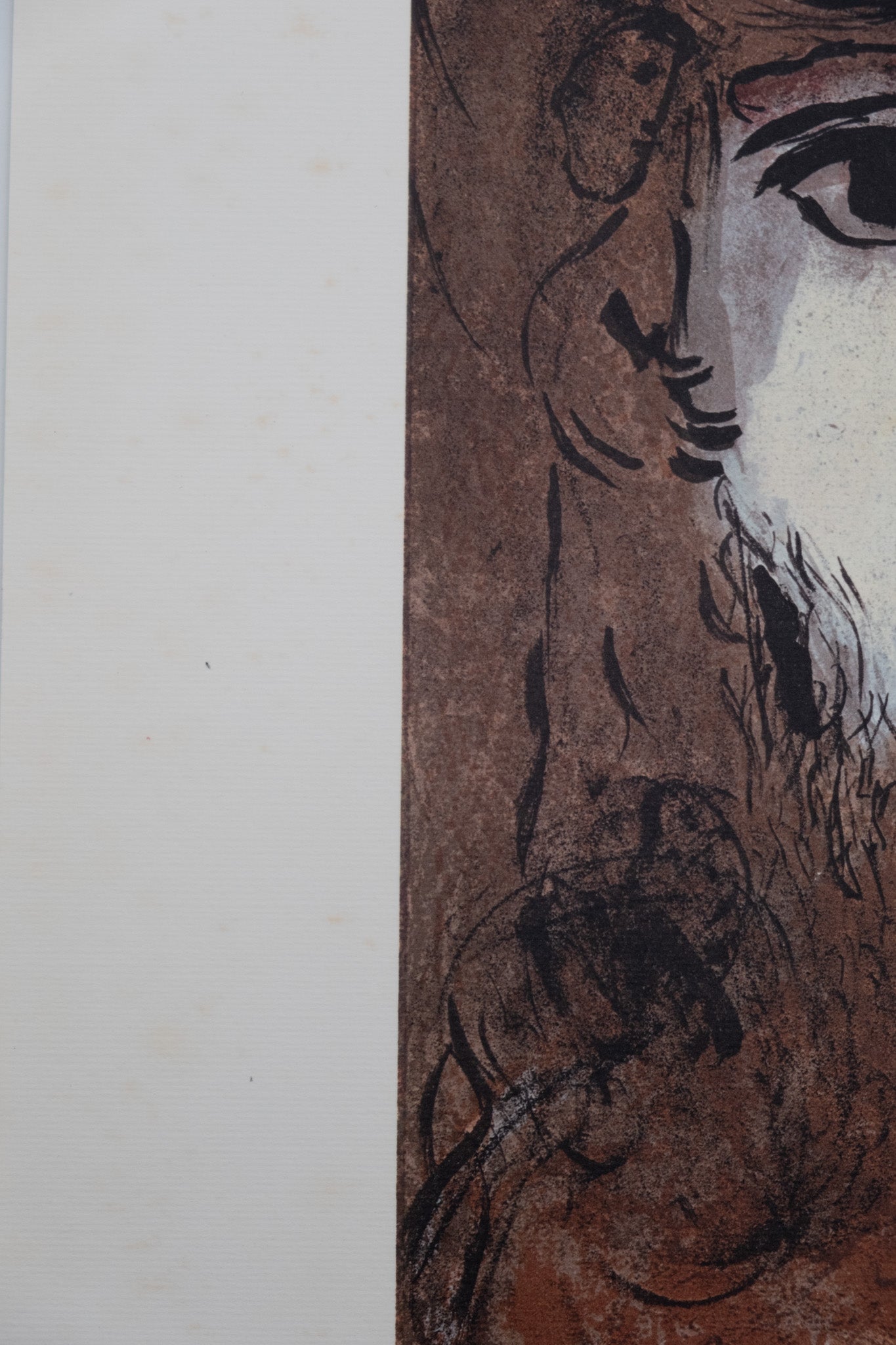 Marc CHAGALL : David et Bethsabée - Lithographie signée