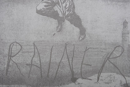 Arnulf RAINER : La Tour Eiffel - Lithographie originale signée