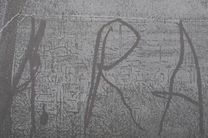 Arnulf RAINER : La Tour Eiffel - Lithographie originale signée