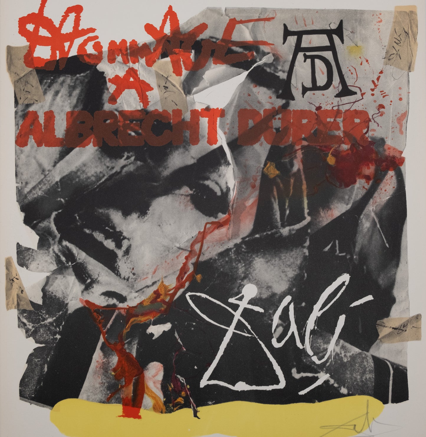 Salvador DALI : Hommage à Albrecht Durer - Lithographie originale signée