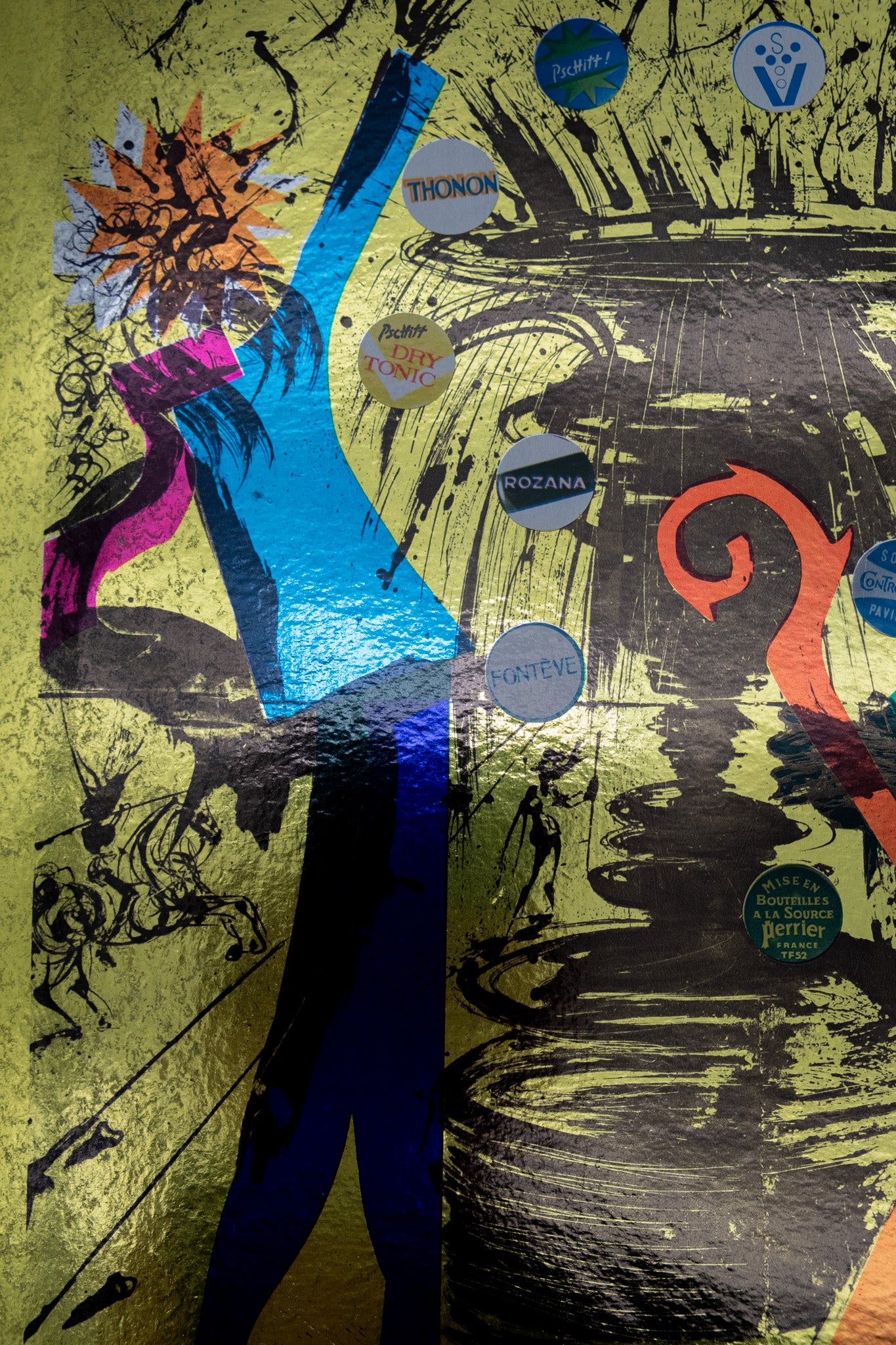 Salvador DALI : La source Perrier - Affiche originale signée