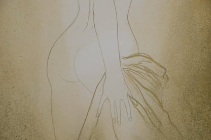 Bernard CHAROY : Nu de Virginie - Lithographie originale signée