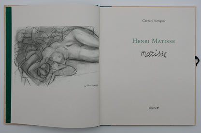 Henri MATISSE : Carnets érotiques - Livre illustré
