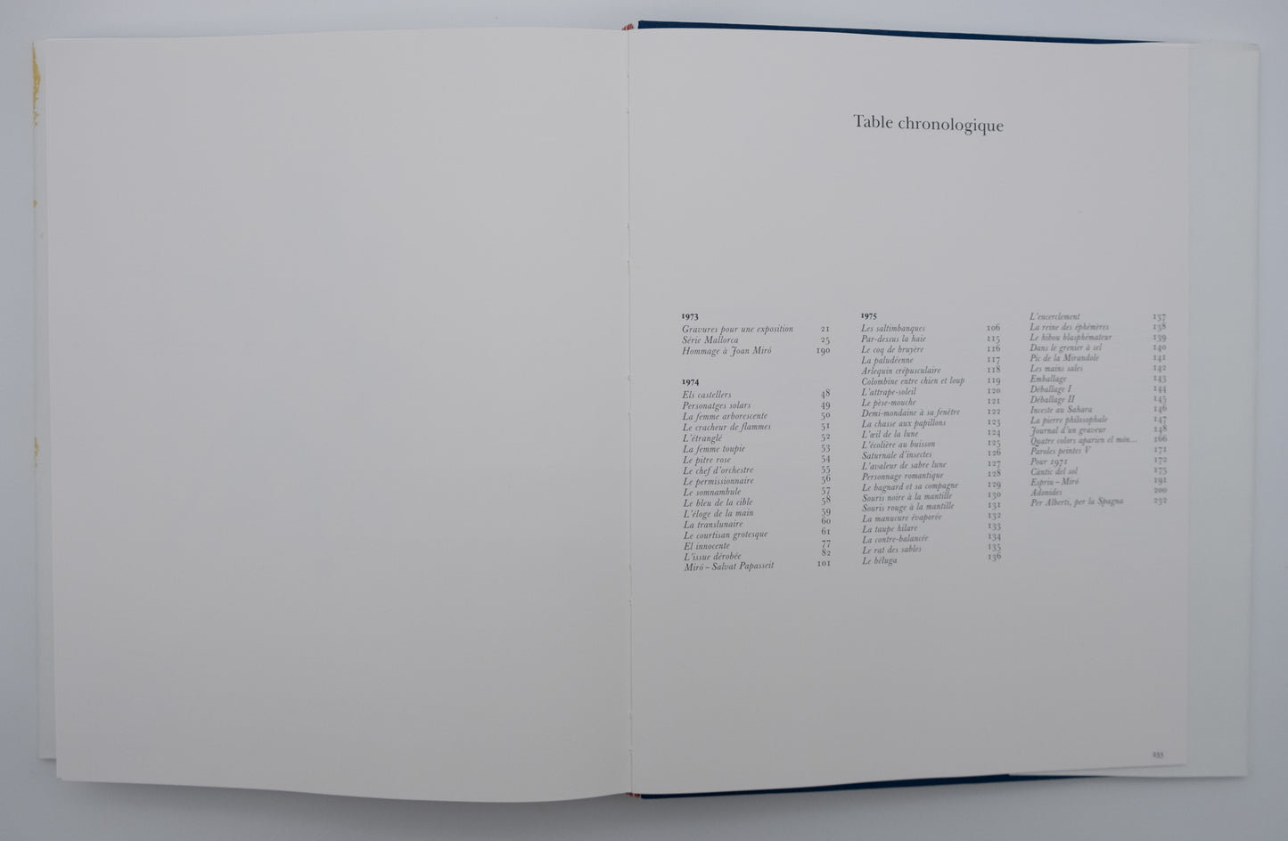 Joan MIRO : Volume III : Miró – Graveur (1973-1975) - 2 bois gravés originaux