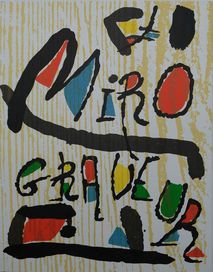 Joan MIRO : Volume III : Miró – Graveur (1973-1975) - 2 bois gravés originaux