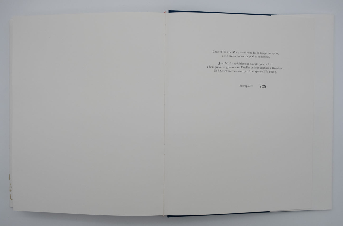 Joan MIRO : Volume II : Miró – Graveur (1961 - 1973) - 2 bois gravés originaux