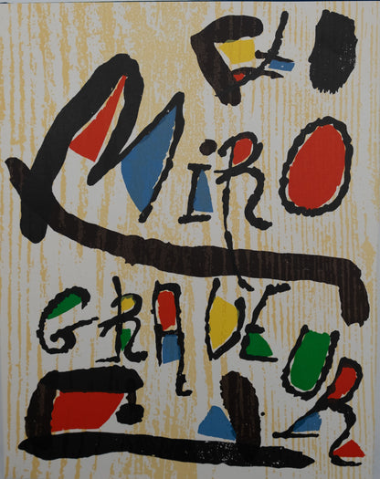 Joan MIRO : Volume I  Miró Graveur (1928-1960) - 2 bois gravés originaux