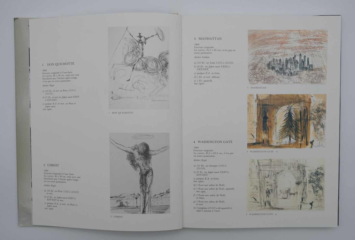 Salvador DALI : Catalogue raisonné Sahli - 257 œuvres originales