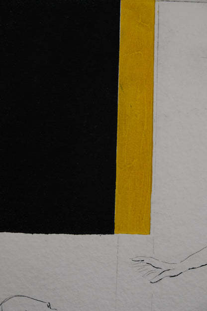 Paul GUIRAMAND : Hommage à Matisse - Gravure originale signée