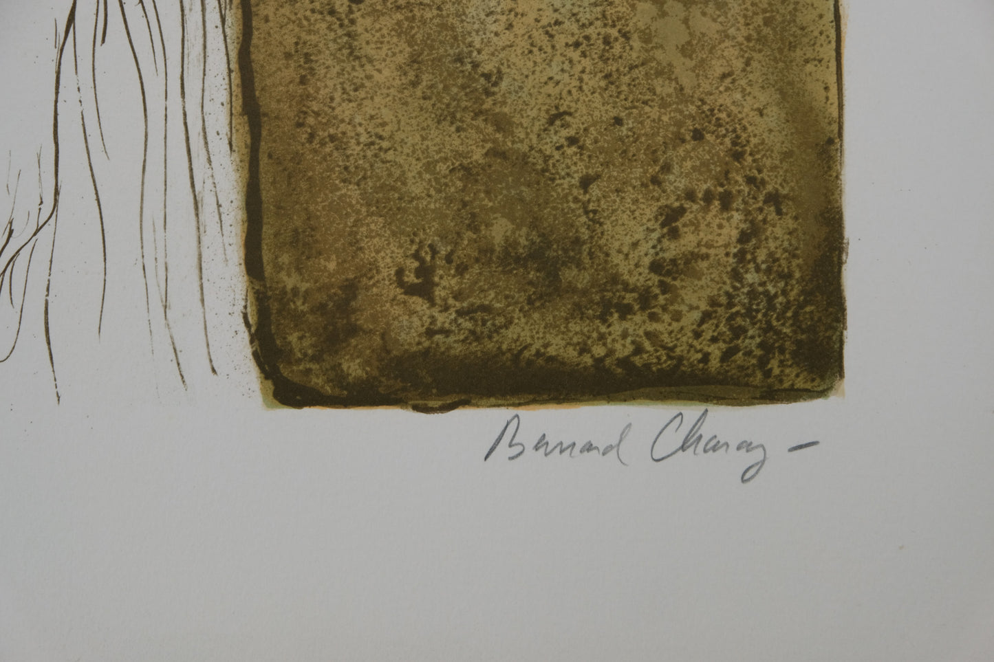 Bernard CHAROY : Portrait de Virginie - Lithographie originale signée