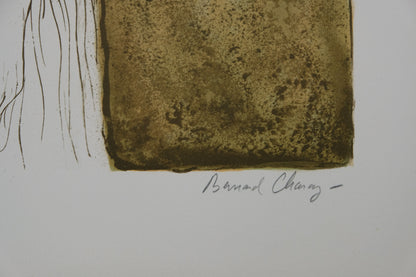 Bernard CHAROY : Portrait de Virginie - Lithographie originale signée