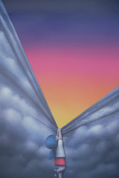 SETH : Derrière les nuages - Digigraphie originale