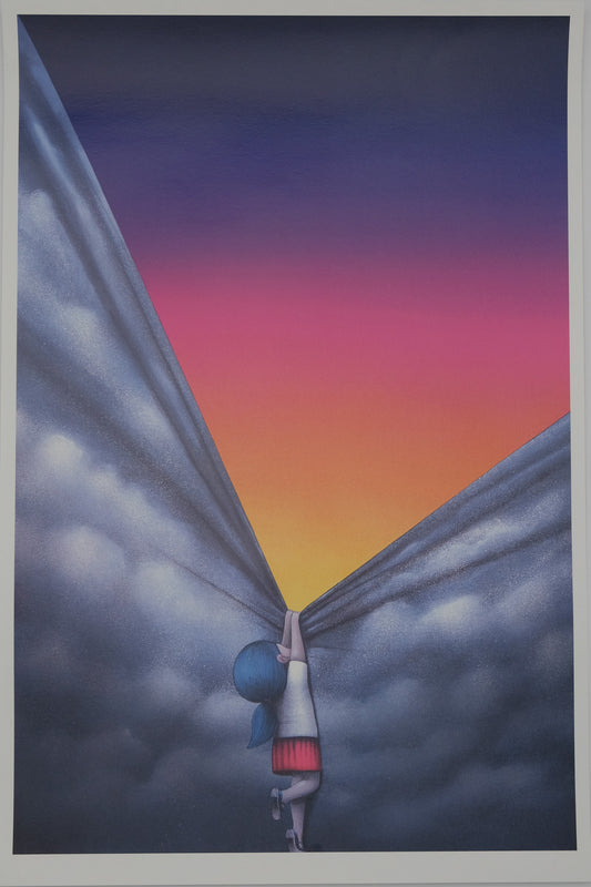SETH : Derrière les nuages - Digigraphie originale