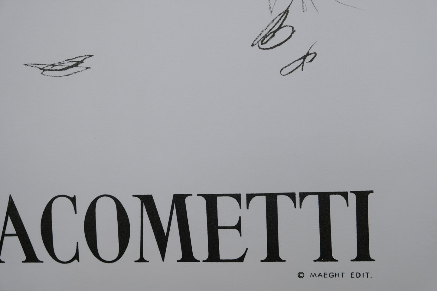 Alberto GIACOMETTI : L'Homme qui marche - Lithographie originale