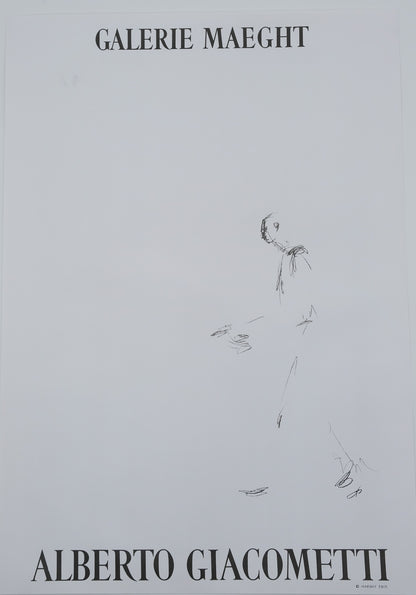 Alberto GIACOMETTI : L'Homme qui marche - Lithographie originale