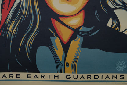 Shepard FAIREY (OBEY) : We the future are earth guardians - Affiche originale