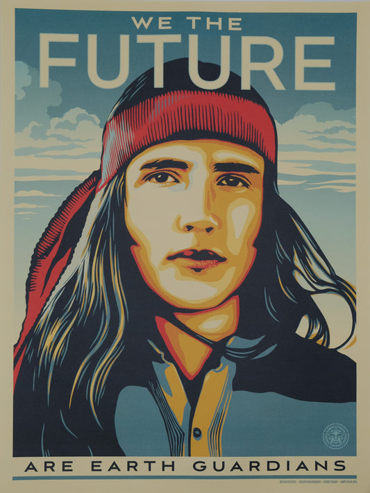 Shepard FAIREY (OBEY) : We the future are earth guardians - Affiche originale