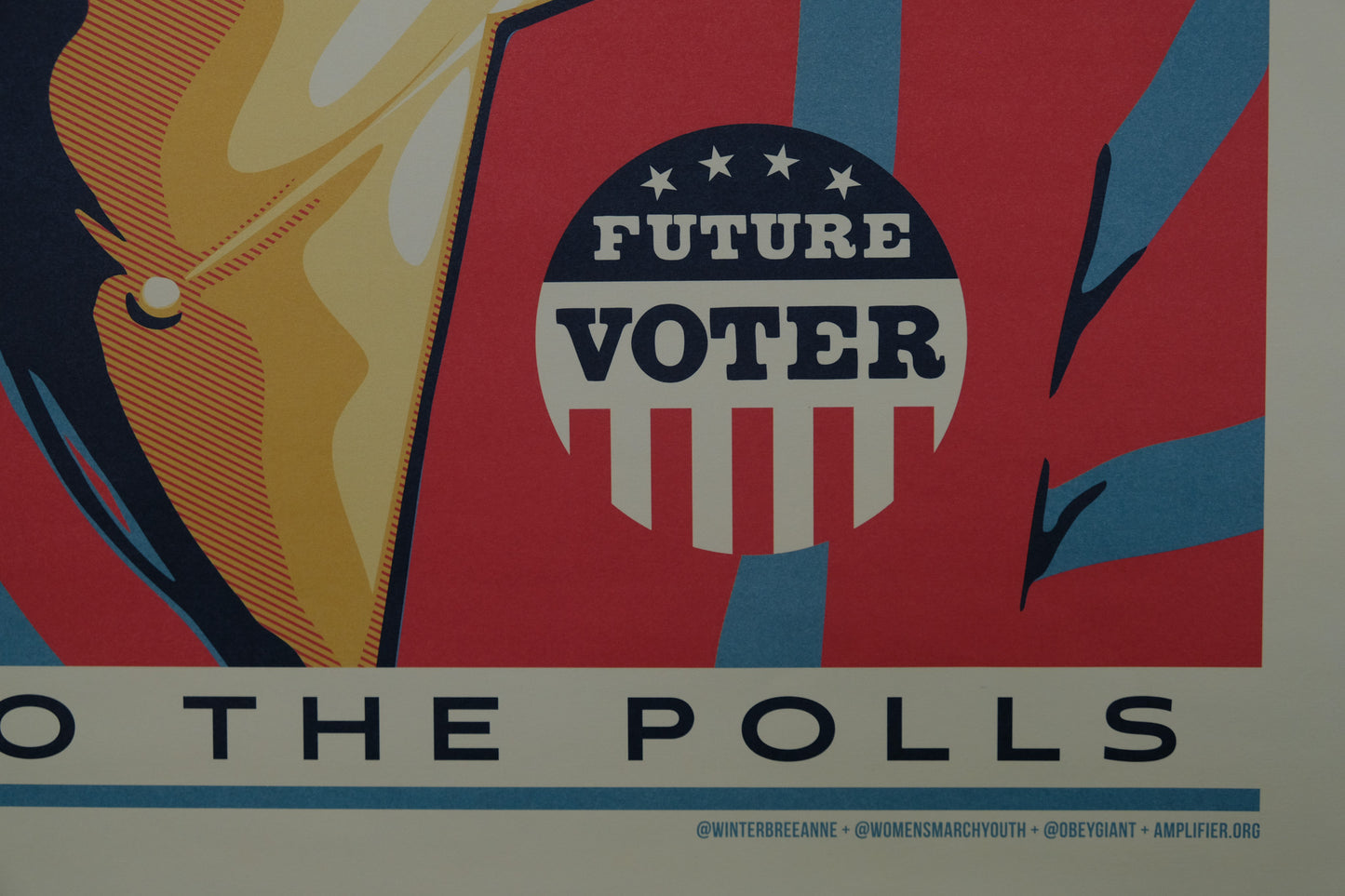 Shepard FAIREY (OBEY) : We the future power to the polls - Affiche originale