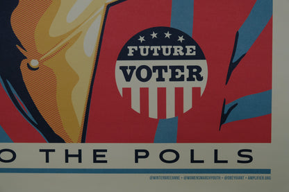Shepard FAIREY (OBEY) : We the future power to the polls - Affiche originale