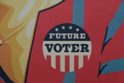 Shepard FAIREY (OBEY) : We the future power to the polls - Affiche originale