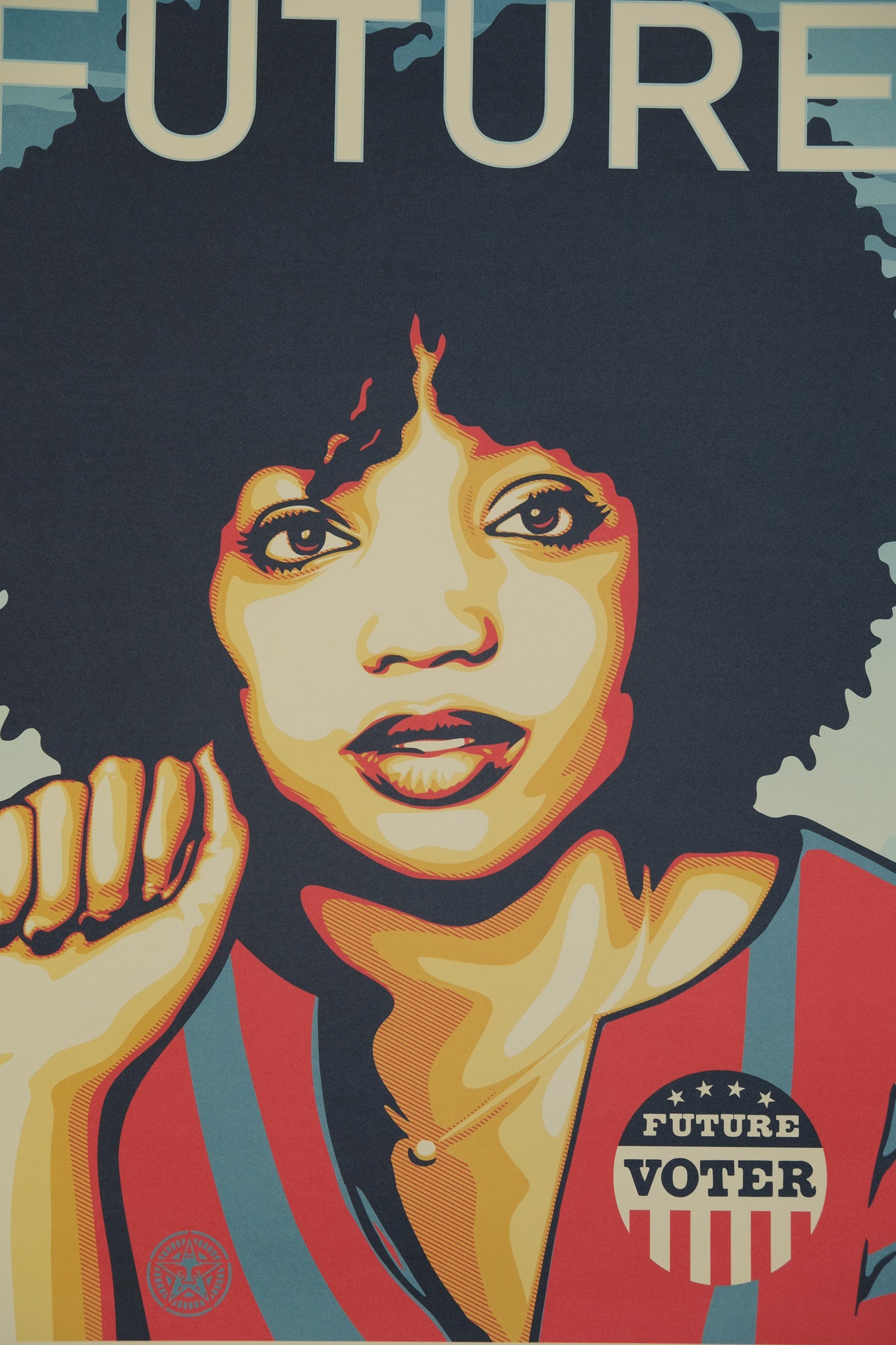 Shepard FAIREY (OBEY) : We the future power to the polls - Affiche originale