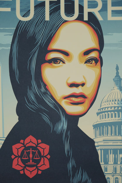 Shepard FAIREY (OBEY) : Rise to rewrite the law - Affiche originale