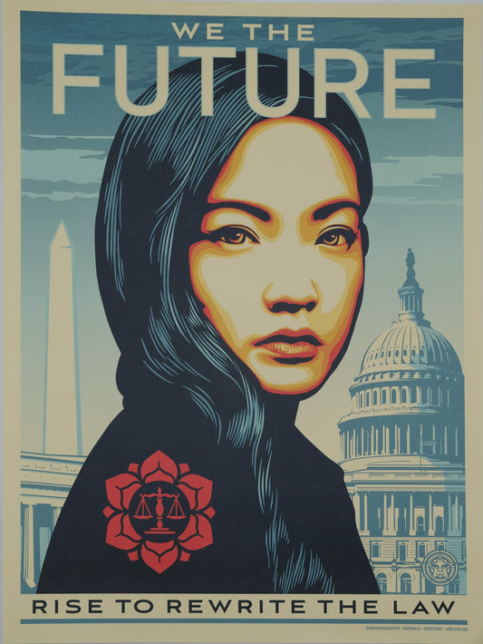 Shepard FAIREY (OBEY) : Rise to rewrite the law - Affiche originale
