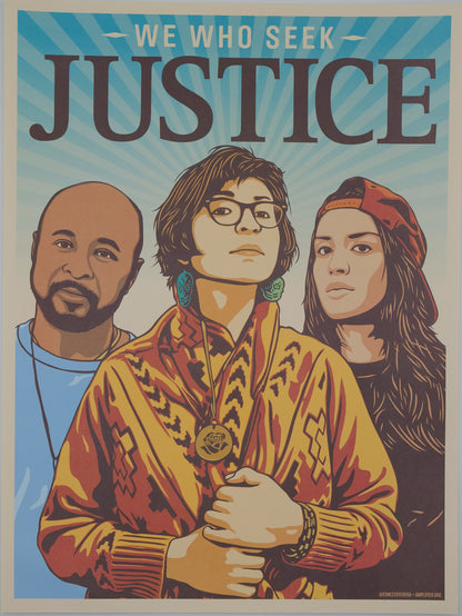 Ernesto YERENA : We who seek justice - Affiche originale