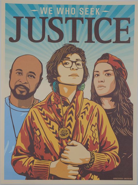 Ernesto YERENA : We who seek justice - Affiche originale