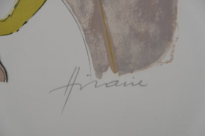 Camille HILAIRE :  Les équilibristes - Lithographie originale signée