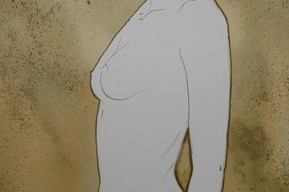 Bernard CHAROY : Portrait de Virginie - Lithographie originale signée