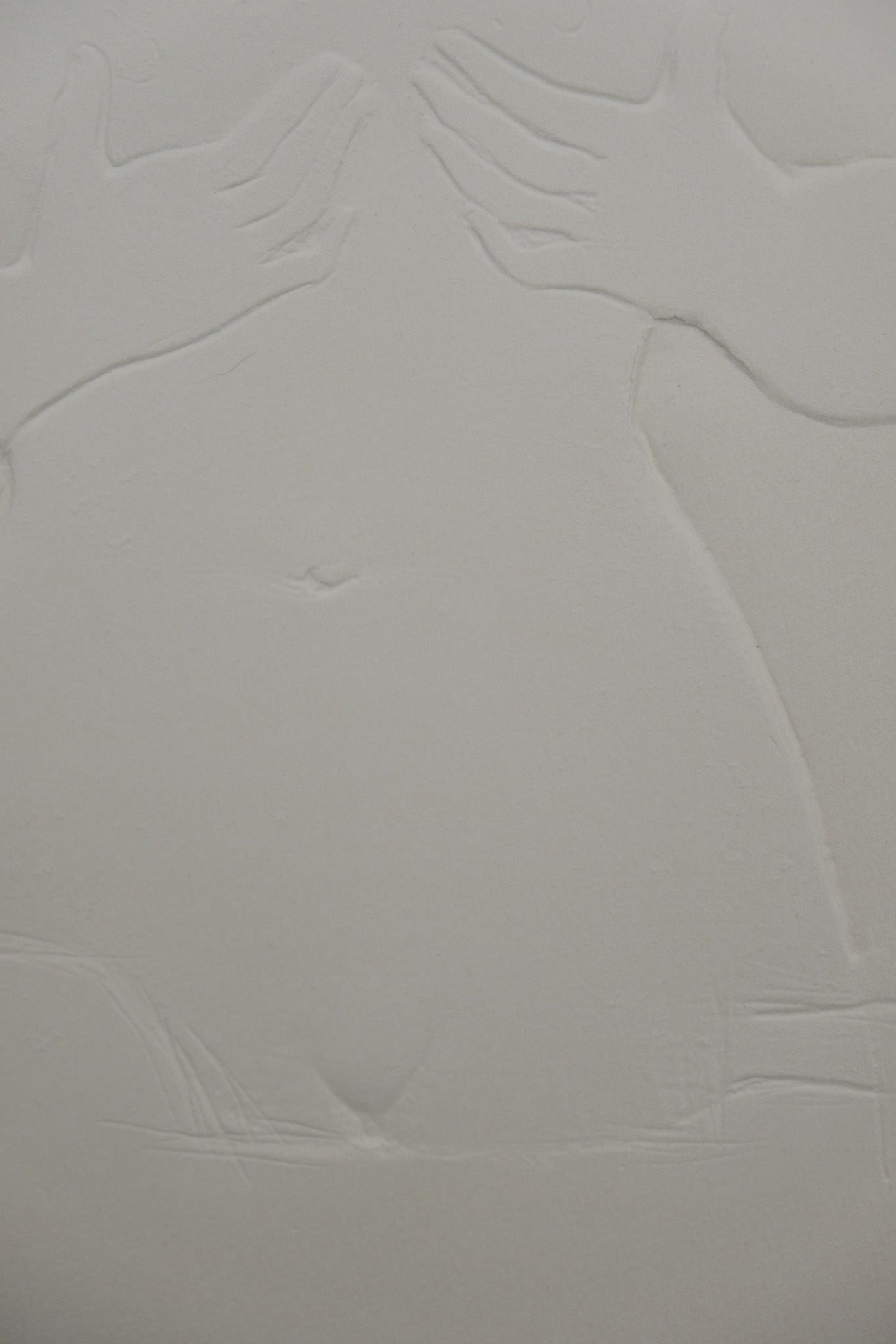 Antoniucci VOLTI : Femme nue debout - Gaufrage original