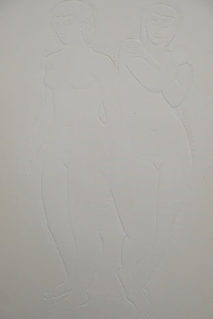 Antoniucci VOLTI : Femmes pulpeuses - Gaufrage original