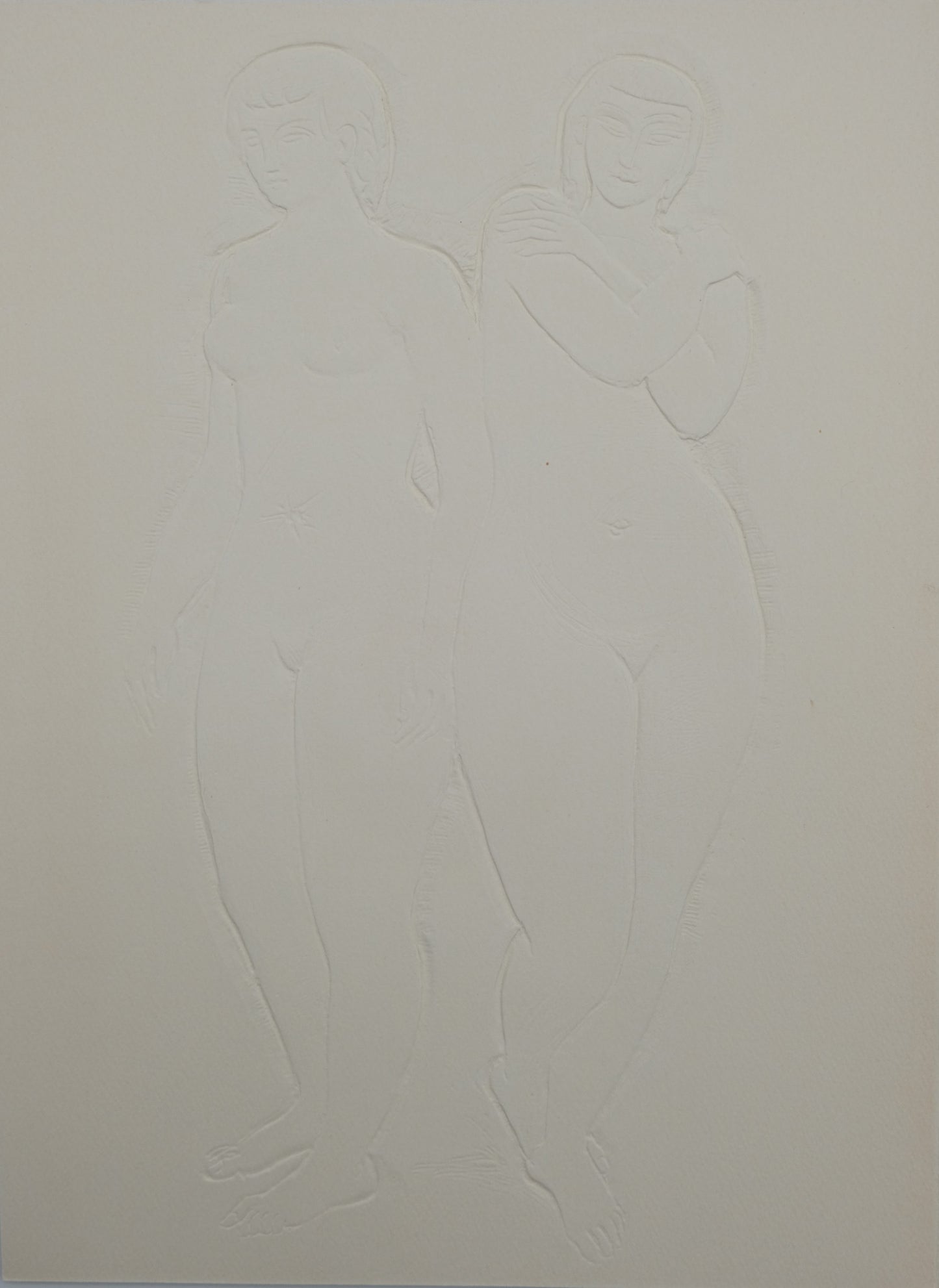 Antoniucci VOLTI : Femmes pulpeuses - Gaufrage original