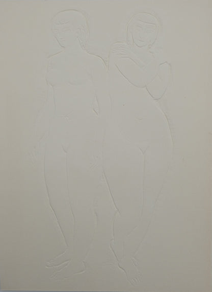 Antoniucci VOLTI : Femmes pulpeuses - Gaufrage original