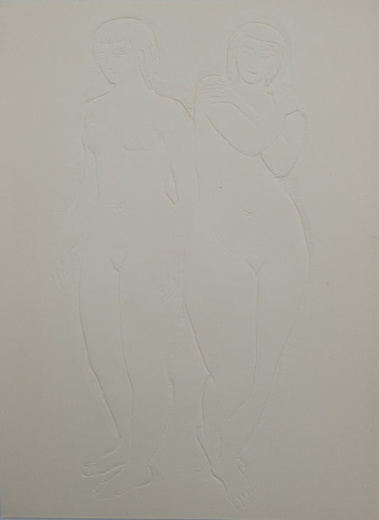 Antoniucci VOLTI : Femmes pulpeuses - Gaufrage original