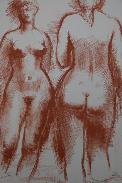 Antoniucci VOLTI : Deux femmes nues - Lithographie originale