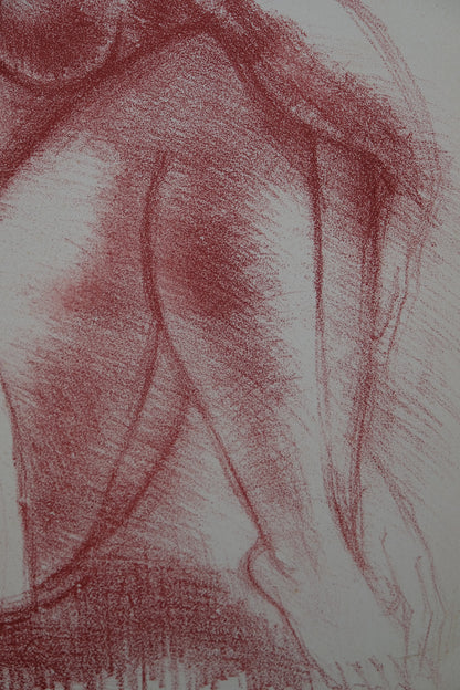 Antoniucci VOLTI : Nu au regard pensif - Lithographie originale